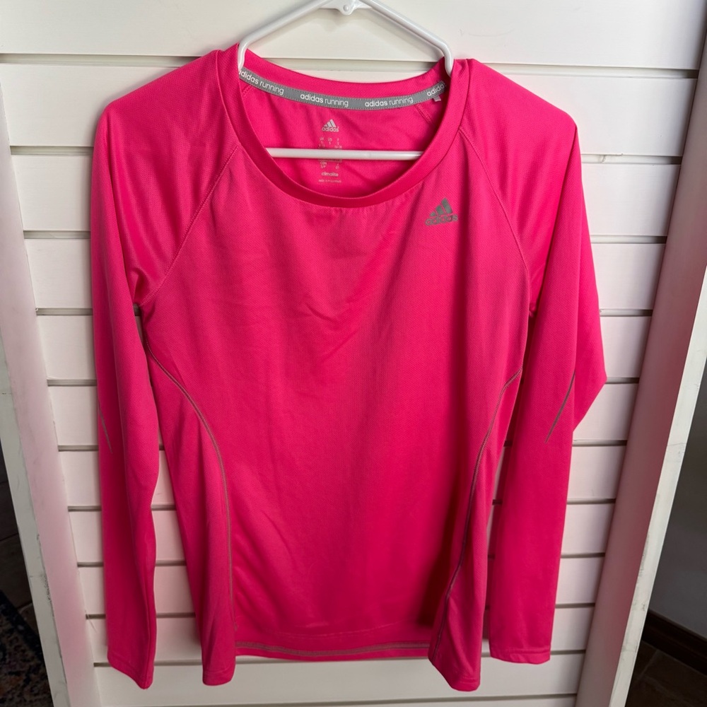 Adidas Running Women's Pink Long Sleeve Top